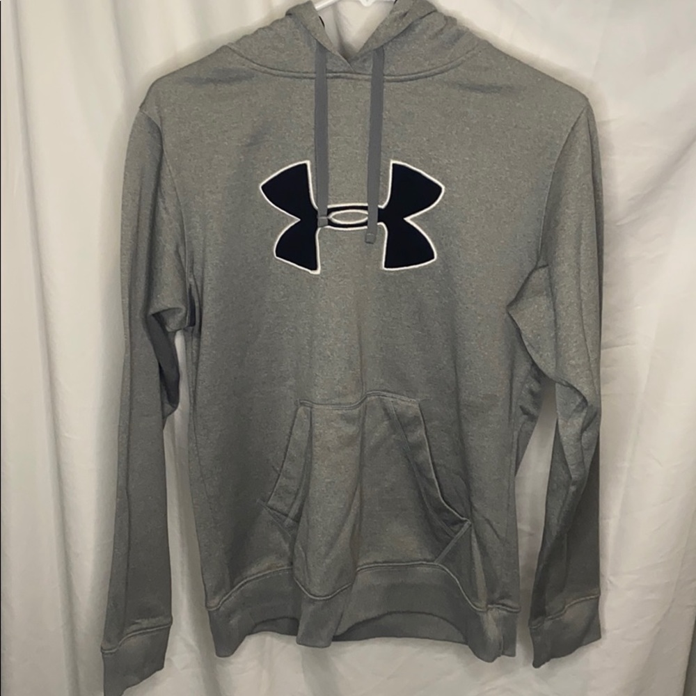 Women’s under armor grey medium hoodie